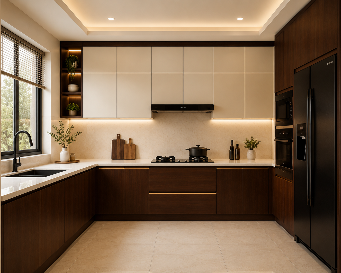 L-Shaped Kitchen