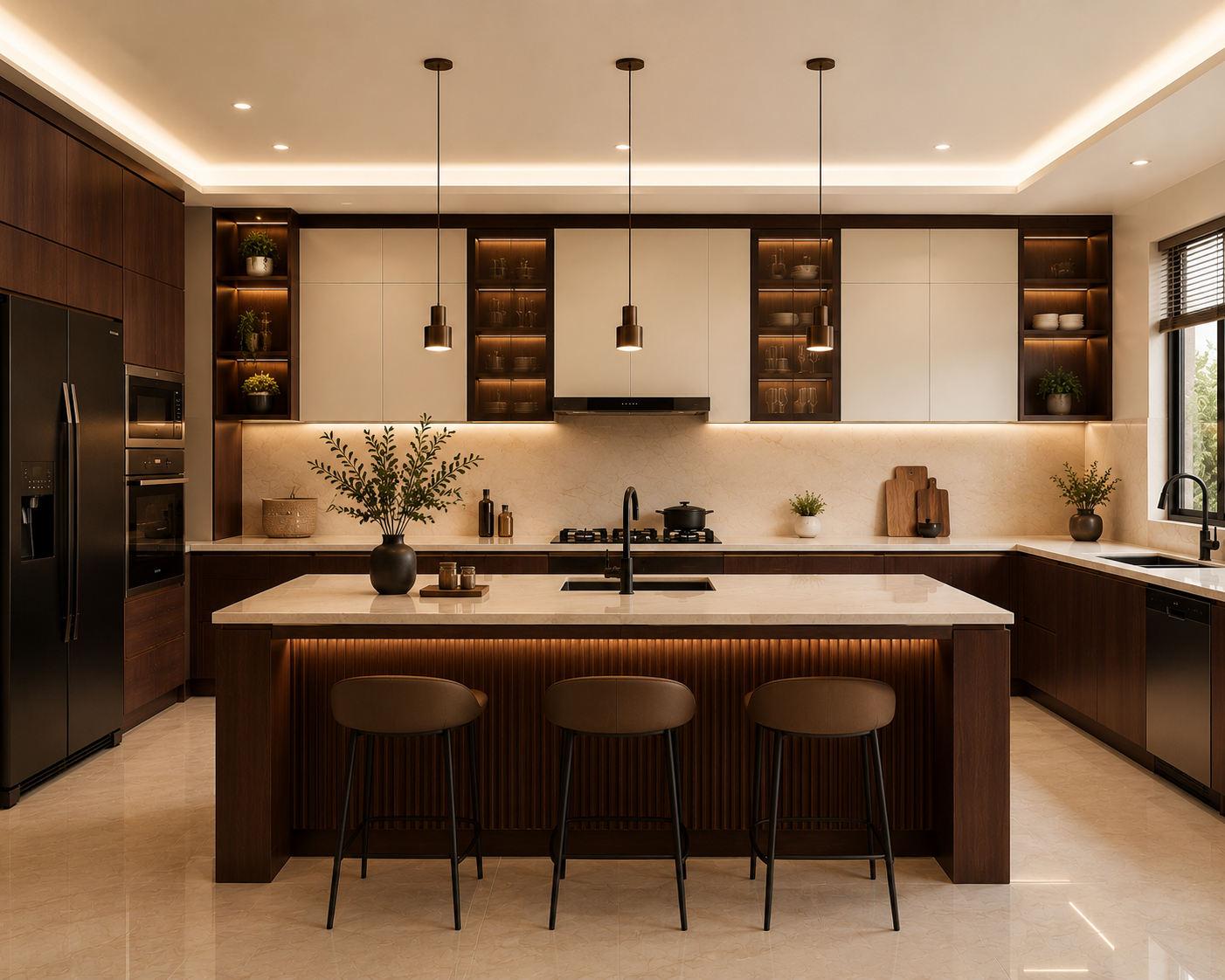 Straight Kitchen