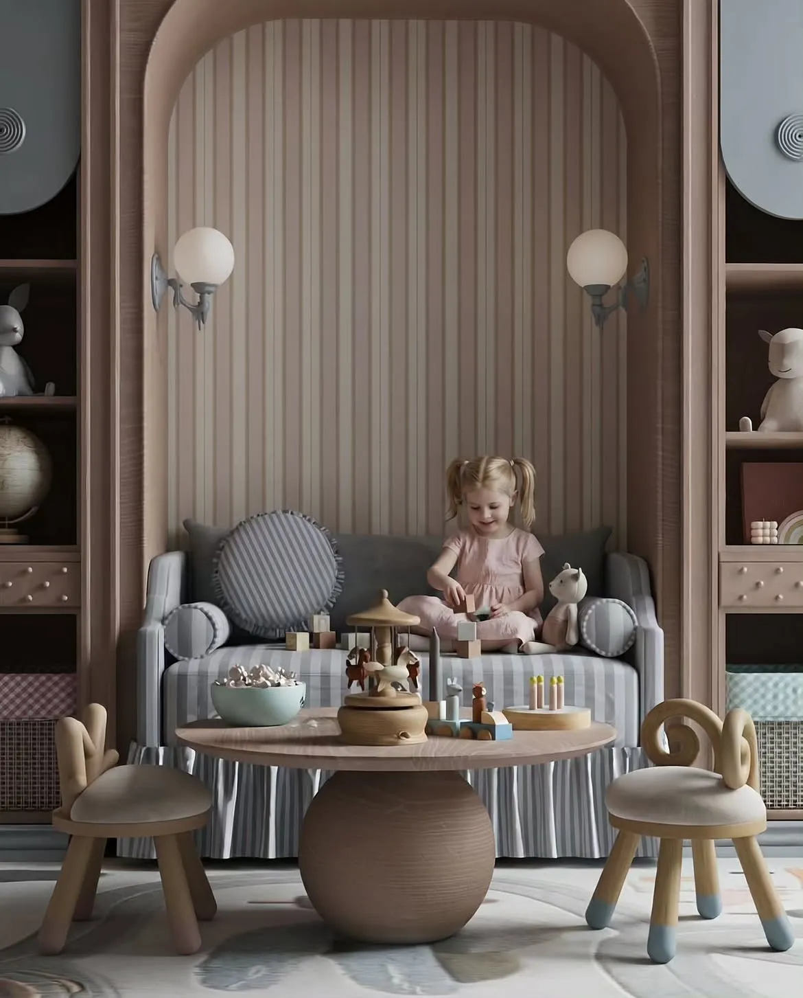 Playful Kids Room Design Theme