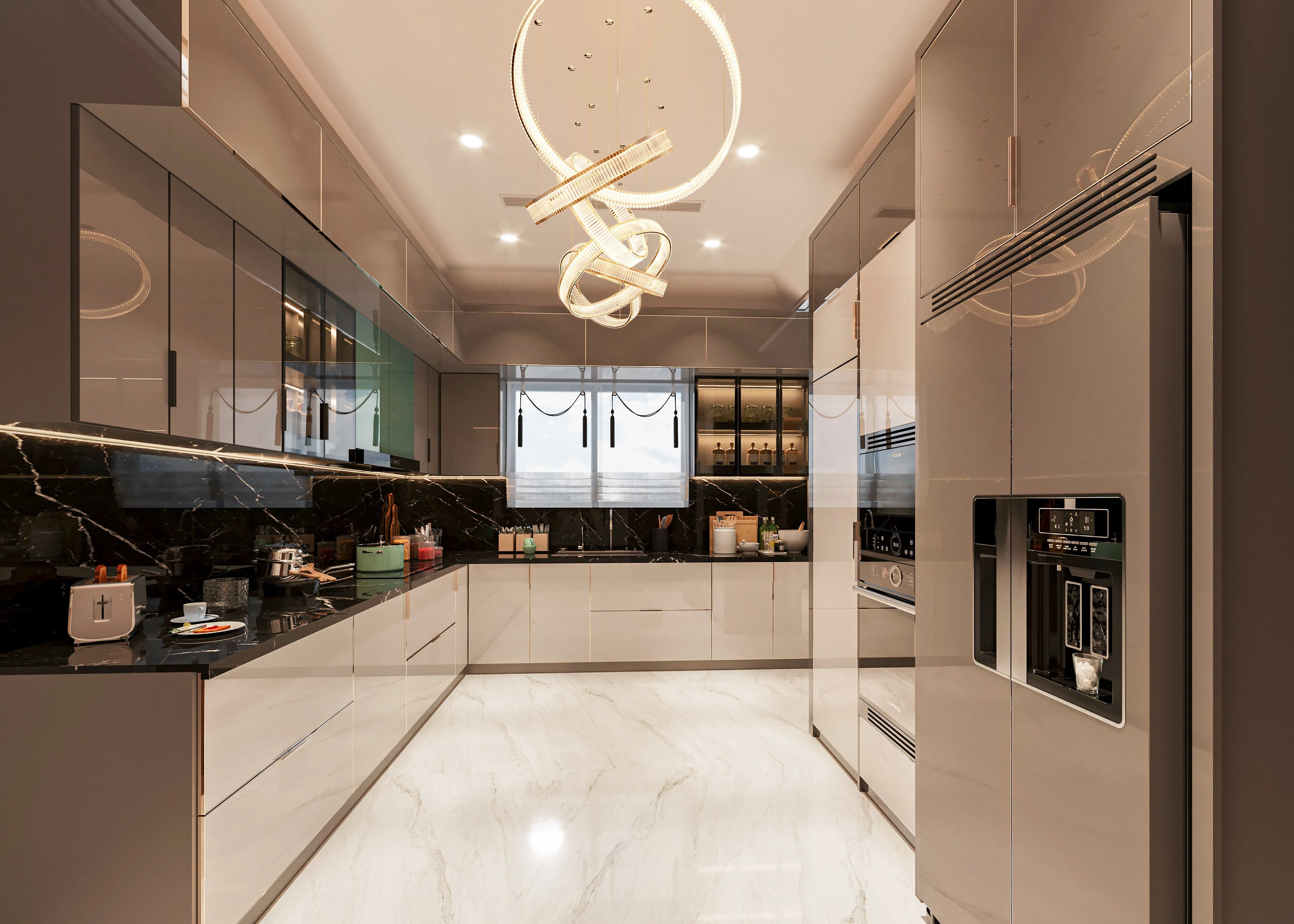 U-Shaped Kitchen